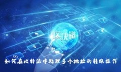 如何在比特派中处理多个