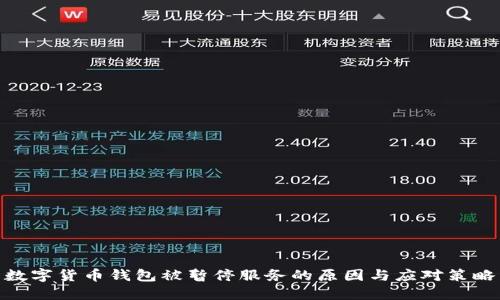 数字货币钱包被暂停服务的原因与应对策略